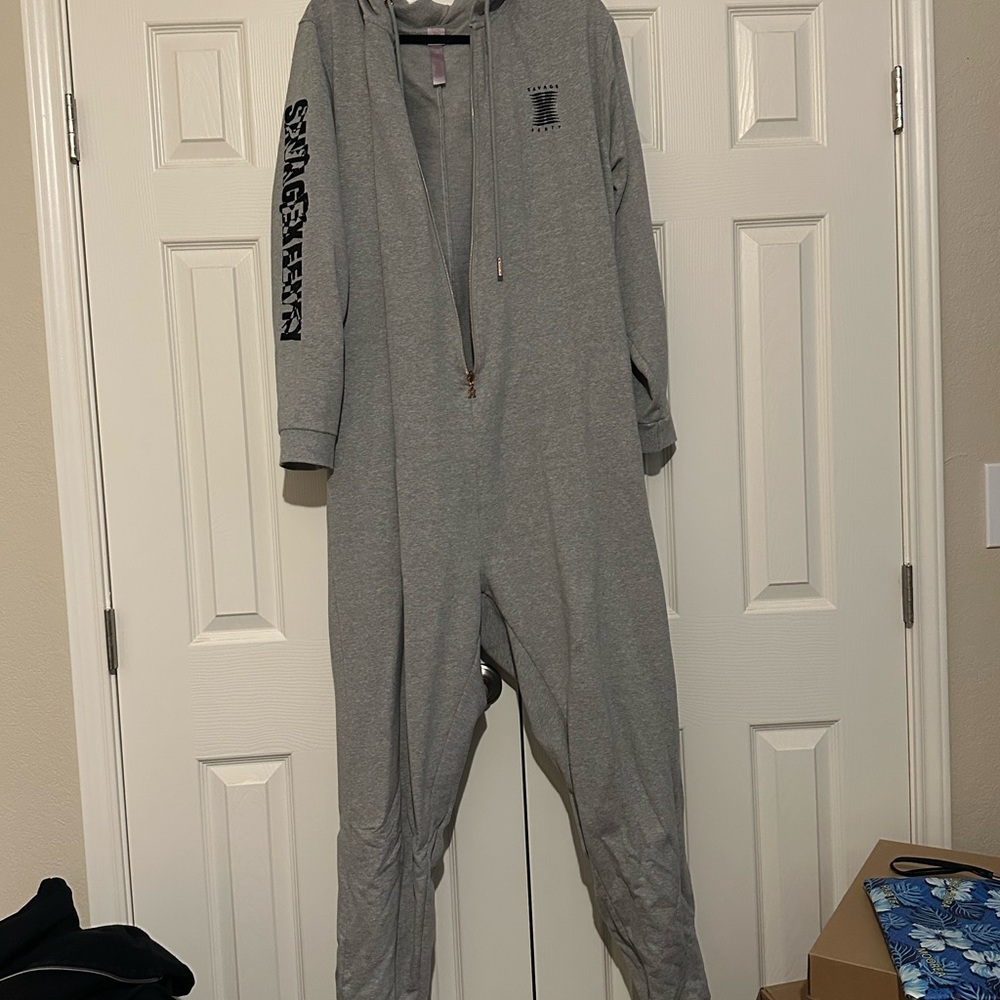 Savage X Fenty Gray Onesie